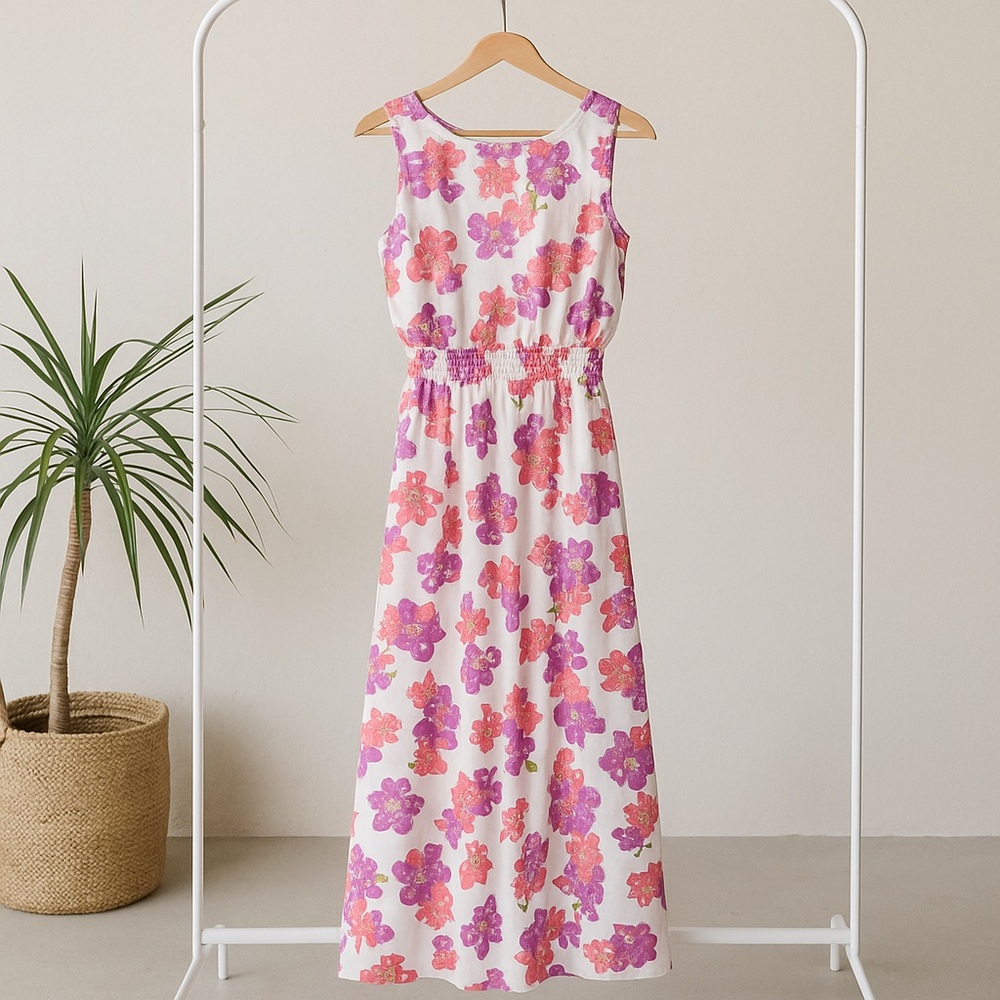Women’s Clifton Floral summer vacation Maxi Dress size xsmall